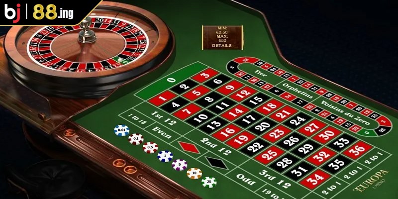 Roulette được chia thành hai nhóm cược chính là Inside Bets và Outside Bets