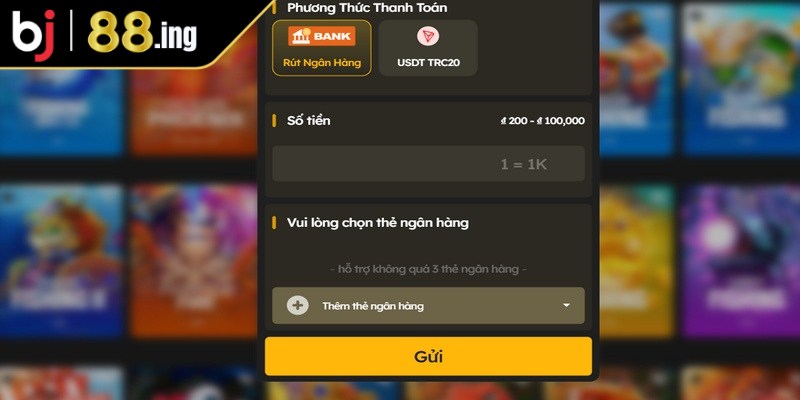 Đánh giá quy trình giao dịch rút tiền BJ88