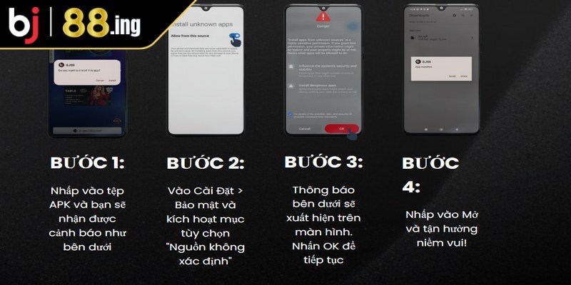 Hướng dẫn tải app BJ88 trên mọi thiết bị an toàn